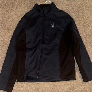 Spyder Black Lightweight Athletic Jacket